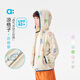 ALLBLU allblu Youlan cool plaid sun protection clothing children's sun protection jacket 25 spring and summer new boys and girls UPF40+ bean paste powder 130 cm