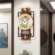 Combas wall clock living room new Chinese retro calendar silent clock quartz clock wall hanging 2863B