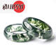 Buhesyt Aquatic Agate Ring One Picture Ice Tipo de flores flotantes Fuxin Index de Calcedonia Verde Finger Failable Personalizado Hembra G3897