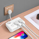 
Public official Niu Fang multi-function USB socket multi-hole Type-C charging plug-in board home office Yashua Student 838 white (4 plug-in without USB) short-term model