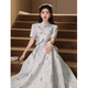Maxbeth Art Exam Small Evening Dress 2025 New Light Luxury Niche Improved Engagement Cheongsam Senior Annual Meeting Dinner Dress Gray Long XL