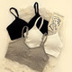 
Yunju underwear women's bra bra sports beautiful back underwear student small breasts gathered without steel rings and thin shoulder straps girl's vest solid color underwear [white + gray] one size recommended 70-135 Jin [Jin equals 0.5 kg]