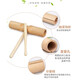 Yuan clan double-knob instrument Orff percussion log barrel drum stick children early education bangzi kindergarten frog croaker tube wooden groove-free double-knob [Good drum stick] Smooth, no burrs/crunchy sound