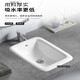 Ruikaiwei above counter basin semi-embedded washbasin oval counter basin square basin wash basin under the counter basin basin 035 delivery drainer. installation glue