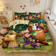 All-Cotton Cartoon niedliche Bären, die in Kindern, Jungen und Mädchen dreiköpfig auftreten