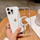 
Swanko is suitable for Apple 16promax mobile phone case touch key iPhone16promax mobile phone case touch key magnetic absorption and adsorption protective case - iPhone16promax transparent