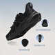 Asics Running Schuhe Männer und Frauen GT-0013 Neue schwarze Samurai gepolstert atmungsaktiven Offroad Wide Last Sports Running Shoes [Nacht Running Damenschuhe] 1012B878-100 37,5 Innenlänge 23,5 cm