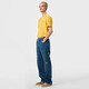 VJC [same style for counter] 2025 Spring and Summer Men's New Fashion Contrast POLO Shirt Trendy Commuter B25BA1048 Yellow M /48
