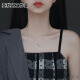 项链女夏仙气百搭不掉色轻奢小众2021年新款简约感锁骨链 M1342【银杏叶项链】