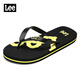 LEE FLIP FLOPS Zapatos para hombres para el verano Nuevas zapatillas deportivas transpirables para hombres Sandalias de playa anti-Slip Beach Men Black 41 (255 mm)