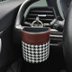 Chapter 14 Car air outlet storage storage box for car storage bag for car interior supplies on car mobile phone box car artifact hanging bag woven black