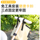 铭汇通婴儿推车挂包配件适用丸丫遛娃神器挂包通用儿童遛娃车收纳置物袋 小熊【藏蓝】 遛娃神器通用挂包