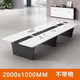 Conference room conference table long table simple modern table small training table and chair long workbench office combination regular version without socket 2.0*1.0 meter conference table