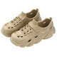 Feiyuega Beach Sandals Herren-Outdoor-Stream Tracing-Schuhe zum Angeln 2025 Sommer neuer Stil Wating Outdoor und Outdoor Wear Loch Schuhe Fleischfarbe 42-43 (geeignet für 41-42)