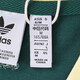 阿迪达斯 （adidas）三叶草短袖连衣裙女裙夏季运动裙V领半袖衫休闲T恤裙子 IR6042森林绿 L