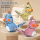 Water Bird Whistle Cartoon transparente Cartoño La Pronunciación de la Pronunciación Muscular de la Música para niños de los niños La creatividad puede agregar agua para aprender juguetes de pájaros, agua transparente, pájaro azul + cordario amarillo - se puede llenar con agua