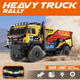Zhouge télécommande grand camion de camion 1:35 camion lumineux tout-terrain rechargeable camion de vacances Camion de vacances pour enfants Véhicule électrique ZK01 Camion lourd Blue autoproduit Batterie 2 (avec 5 batteries)
