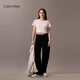 Calvin Klein Jeans25春夏新款女士潮流复古ck纯棉香蕉裤弯刀裤牛仔裤44B728G