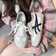 La Chapelle women's shoes moral training shoes women's new all-match casual shoes low-top soft-soled sports shoes for women-2215B beige black 38