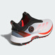 Adidas Golfschuhe für Männer Adizero ZG Sportkomfort, Nicht-Schlupf- und Wasserspritzer Boa 2025 Neue Style Spikes IH9896 Weiß/Bright Red/Black 40 (UK7)