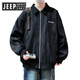 
JEEP SPIRIT Jeep Jacket Men's Spring and Autumn 2025 New Jacket Trendy Brand Thin Tops Teenager Pleasant Casual Workwear K15832 White Gray 2XL