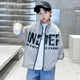G.DUCKIDS children's clothing boys' sun protection clothing summer jacket 2025 new children's summer medium and large children's thin sun protection clothing summer style trendy gray 160 cm