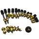 XMSJ Précision Fining Fine dent à dents Paire mirochée Micro Moving Roue à main avec verrouillage Pitche-acier inoxydable de haute précision 0,25 vis LPMS6625Q