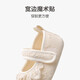 Feiyuega Babybodenschuhe für Frühlings- und Sommer-Baumwollschuhe für Babys und Kleinkinder Dünne Prinzessin Anti-Rutsch-Kleinkindschuhe für Mädchen, Babyschuhe und Socken, Prinzessin Spitzenspitze-Licht Beige, Partikelabgabe-Sohle, 12 cm in der Länge (vorgeschlagen 6-9 Monate)
