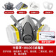 Shengli M6200 Gasmaskenmaske, anti-organischer Dampf/Wasserstoffsulfid/Schwefeldioxid, chemische Dekorationsspray-Farbe M6003 mit 22 Filterbaumwäsche