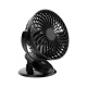 XAXRFT-21USB small fan mini rechargeable student dormitory silent portable handheld office desktop small battery small electric fan black