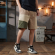 Fr.yh.zhass Nouveau short masculin Pantalon d'été masculin à cinq points respirant des sports lâches minces pantalons de travail 9277 Black M (90-115Jin [Jin est égal à 0,5 kg]))