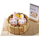 
LOZ1266 Cantonese morning tea dessert food model building block reward three-dimensional puzzle children's simulation toy gifts 1391 food platter regular