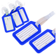 Oumai Luggage Card Travel Travel Trip Suitcase Card Card Bag Sign Seard Название карты Идентификационная карта Антиклассная карта с багажным тегом 3 пакет смешанные цвета