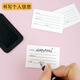 Dimaijia Buggage Carte Travel and Business Trip Suitcase Sac Sac Signe Vérification Nom de la carte ID Carte Anti-Lost Luggage Tag Carte 5 Pack Bleu