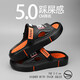 
Sandals men's 2025 new summer wear anti-slip anti-odor sports beach driving dual-purpose men's flip-flops men's black 41