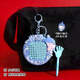 Ignb NEZHA MAGNETINE Steel Ball Drawing Board Toys for Children, Men and Women Schoolbags, les pendentifs de porte-clés, les cadeaux de boule de labyrinthe [deux paquets] Kulomi + Melody