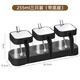 Enshousu new seasoning box set household kitchen seasoning bottle storage box with lid seasoning bottle sealed seasoning jar seasoning box matte black one set stainless steel seasoning jar + spoon + sticker