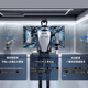 
Su Mengmeng’s humanoid bipedal robot, welcome guided robot, big model voice interaction exhibition hall, welcome speech can be performed or danced, light gray