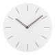 Shantoulin Village In-Wind Wall Clock Wohnzimmer Haushaltsrahmenlose Wanduhr Ultra-dünne digitale stille minimalistische volle weiße wand 9754b 29m*29m