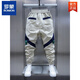 ROMON men's spring and summer new color-blocking foot casual pants elastic waist splicing pants trendy new fashion harem pants off white 33 suggest 150-160Jin [Jin equals 0.5 kg]