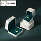 
LZJVFANXI Jewelry Box PU Leather Suede Interior Ring Box Earring Necklace Bracelet Storage Box Jewelry Gift Box Pendant Box-H16803