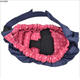 Tongxin (tongxin) newborn baby swaddle strap backpack one shoulder strap oblique side hug bag horizontal hug pure cotton baby cradle hug strap four seasons lace navy blue