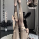 惹火猫性感情趣内衣女黑激情手撕袜诱惑连裤袜一次性丝袜超薄 R691黑