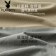 花花公子（PLAYBOY）冰|丝短袖T恤短裤两件套男士夏季中老年爸爸速干宽松运动休闲套装 HQTLJ9905YH+CY2502YH黑色+黑色 2XL