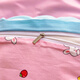 Catnip 100% cotton children's quilt cover single product 100% cotton kindergarten baby nap quilt cover Cake Rabbit 120*150cm single piece quilt cover