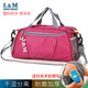 L&M beach bag, beach bag, swimming bag, dry and wet separation, outdoor fitness men's and women's storage bag, portable shoulder bag, travel bag, purple, running arm bag with mobile phone