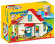 Mobi World 70129 Familienresidenz 123 kleines Haus Red House Puppenhaus 2 Jahre altes Spielzeug 5024 Kinderspielplatz