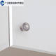 Junmo Französische leichte Luxusschrank-Türgarderobe Messing Griff Modern einfaches, massives Gold Silber Chrom Schrankschubladengriff 6197-Single-Loch-Chrom