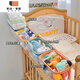 Cabille suspendue côté peloton suspendu clôture de lit couches couches bébé couches de bébé sac de rangement de dortoir de dortoir [rangement de chevet unique] conseils de rangement de jouets tous les jours