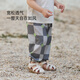 babylove宝宝防蚊裤夏季薄款外出裤子幼童透气休闲长裤清凉束脚裤百搭